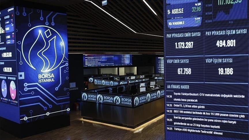 ارتفاع مؤشر بورصة إسطنبول بISTA 100 في بداية الأسبوع