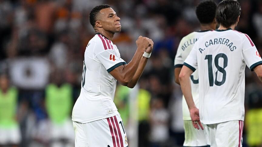 مبابي يقود ريال مدريد للفوز 4-1 على ريال سوسييداد
